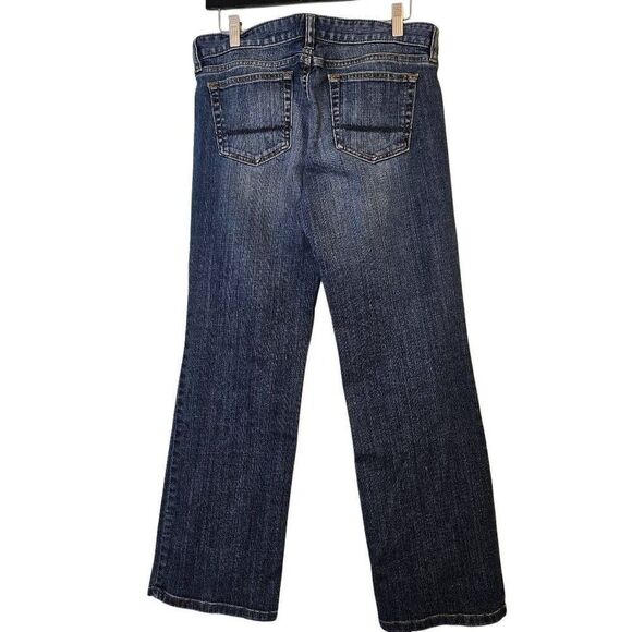 Lands End womens jeans, low rise boot cut. Size 31. # 838 - Picture 2 of 4